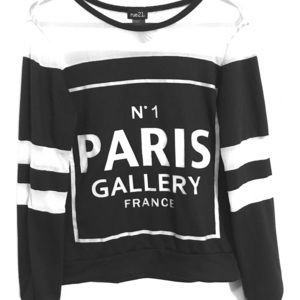 Rue 21 Black sweatshirt Paris